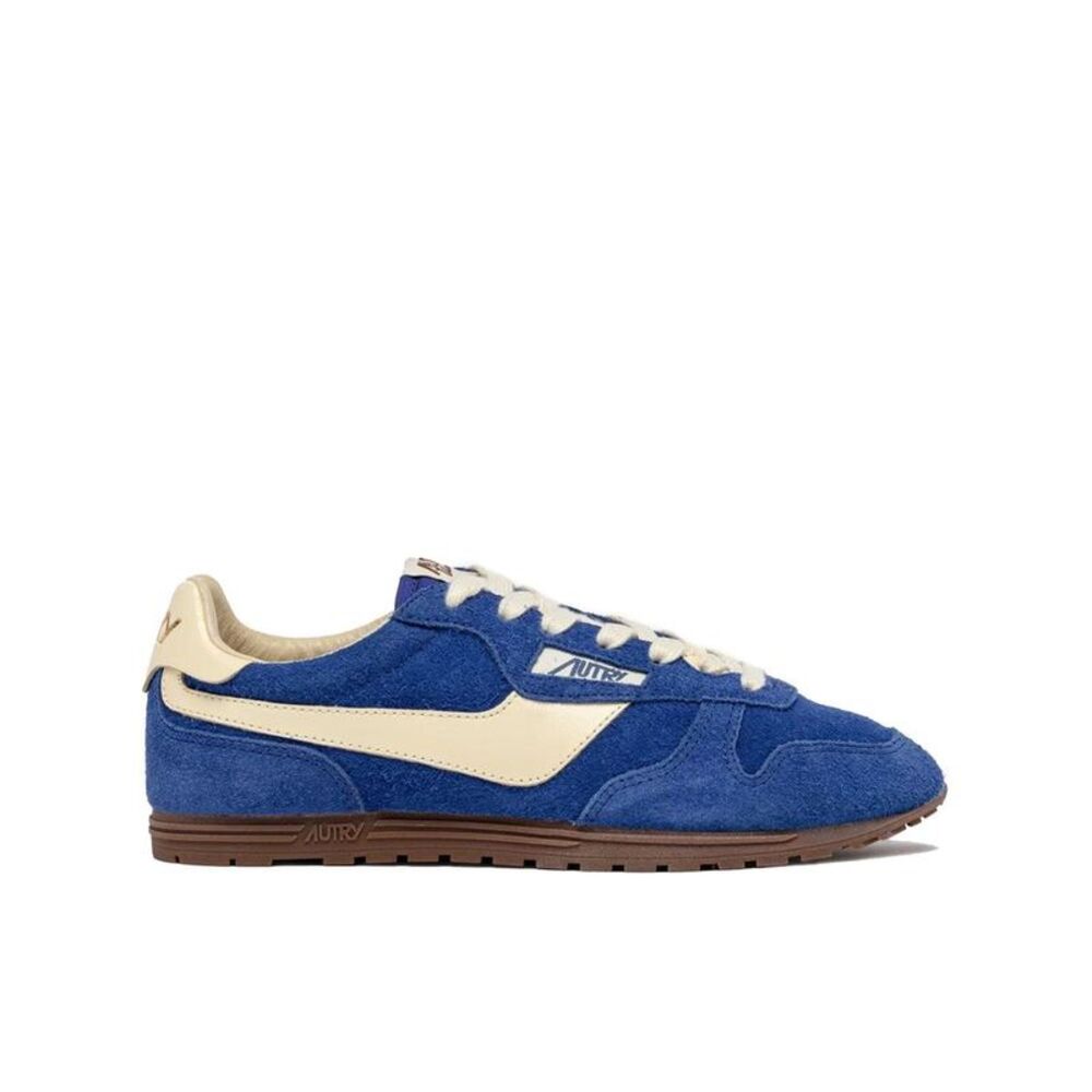 AUTRY Men's Leather and Suede Sneakers Men BLUE